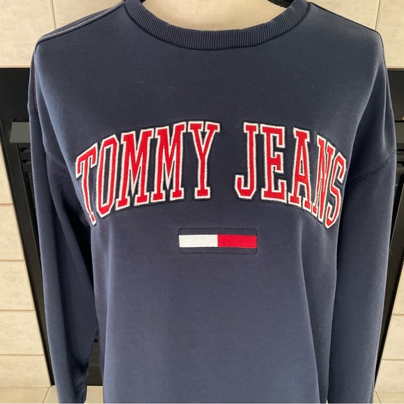 Tommy Jeans Navy Sweatshirt Dress, Women’s Sz XS/TP - Picture 3 of 10